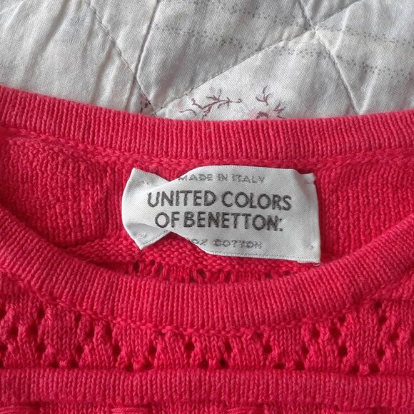 Vintage 90s United Colors of Benetton 100% Cotton Sweater - Picture 5 of 10